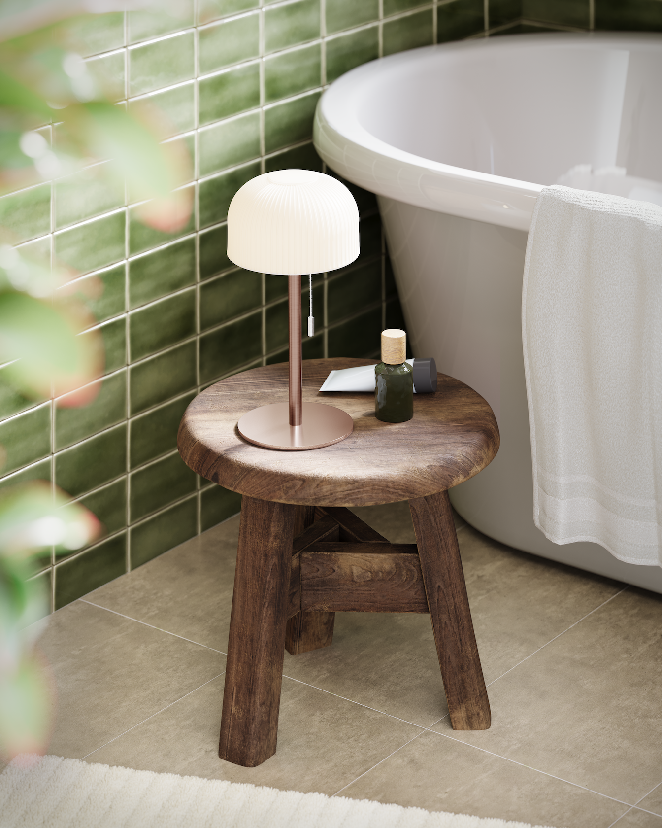 Bronze LED Lamp 27 * 1.4cm