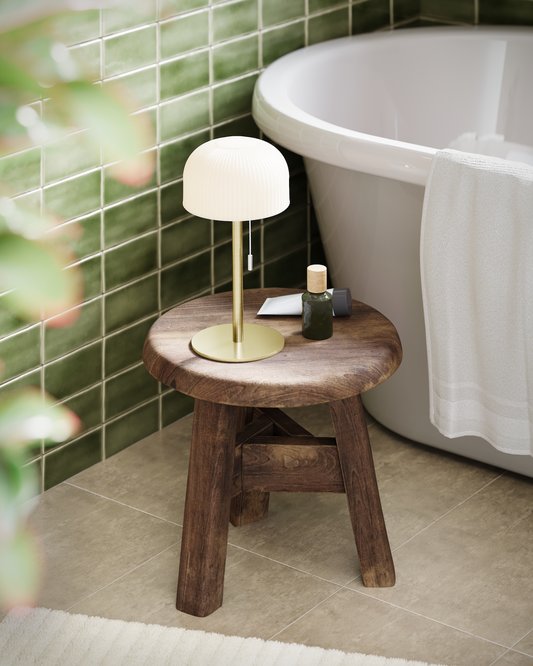 Brass Gold LED Lamp 27 * 1.4cm